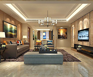 Fashionable avant-garde living room design 37