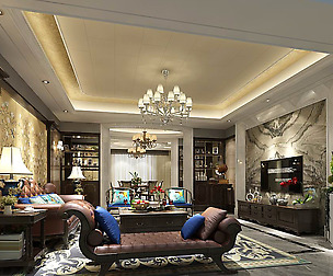 Fashionable avant-garde living room design 40