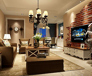 Fashionable avant-garde living room design 43