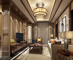 Fashionable avant-garde living room design 49