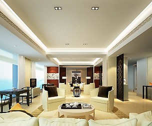 Fashionable avant-garde living room design 65
