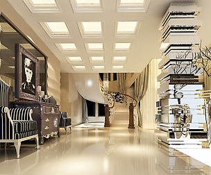 Luxury stylish interior living room - 07