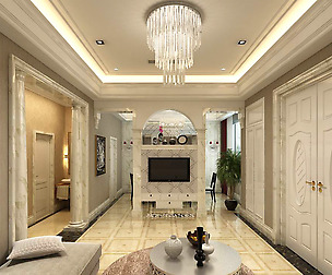 Luxury stylish interior living room - 08