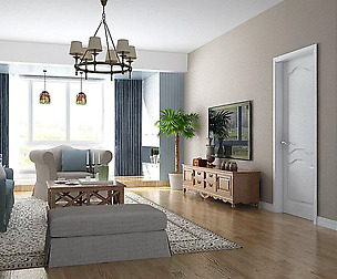 Mediterranean style living room 22