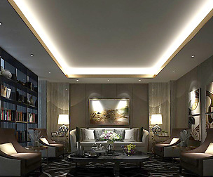 Modern living room design 06