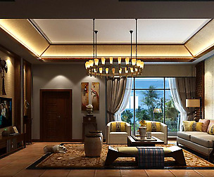 Muslim style living room 09