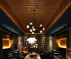 Southeast Asian style living room 04