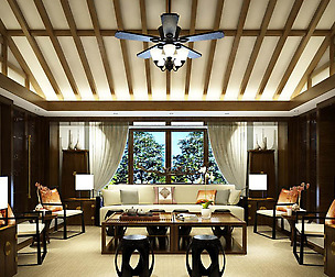 Southeast Asian style living room 05