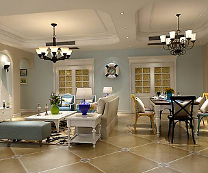 Living Room - Mediterranean Style -9401
