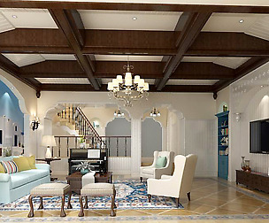 Living Room - Mediterranean Style -9402