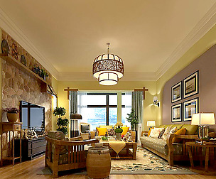 Living Room - Southeast Asian Style -9409