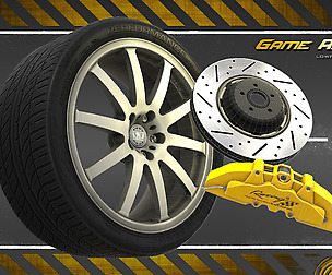 Sport Car - Wheel Set