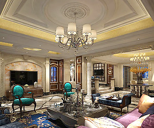 Living Room - European Style -9407