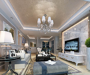 Living room space - European style -9416
