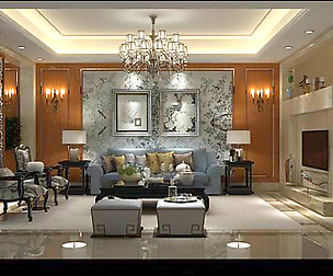 Living room space - European style -9426