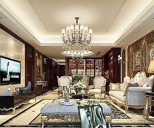 Living room space - European style -9446