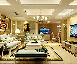 Living Room - European Style -9452