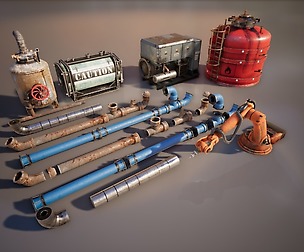 Industrial Props Set