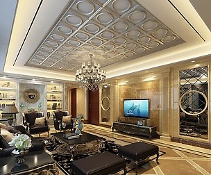 Living room space - European style -9453