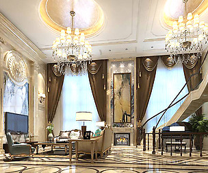 Living room space - European style -9461