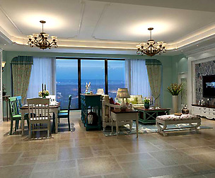 Living Room - Pastoral Style -9401