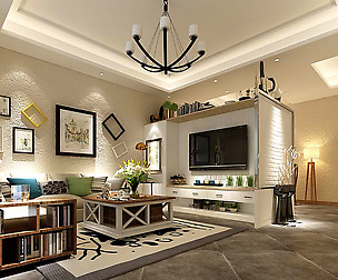 Living Room - Pastoral Style -9402