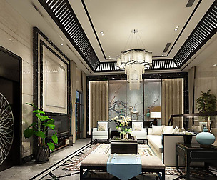 Living Room Space - Modern Style - 9432