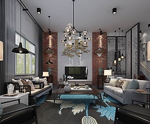 Living Room - Modern Style - 9435
