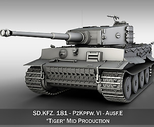 Panzer VI - Tiger - Mid Production