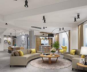 Living Room - Modern Style - 9498