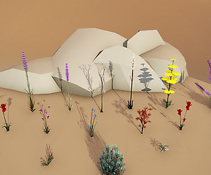 Free Handpainted Plants