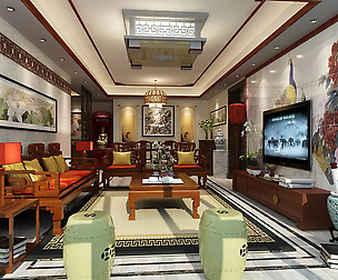 Living Room - Chinese Style -9407