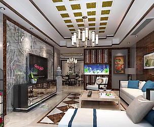 Living Room - Chinese Style -9408