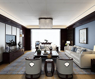 Living Room - Chinese Style - 9411