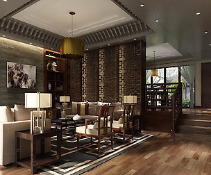 Living Room - Chinese Style - 9412