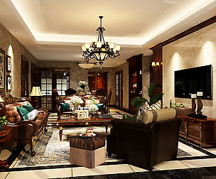 Living Room - Chinese Style - 9416