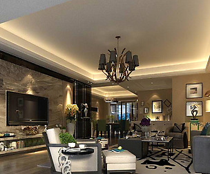 Living Room - Chinese Style - 9428