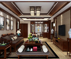 Living Room - Chinese Style - 9430