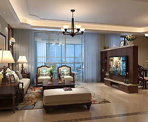 Living Room - Chinese Style - 9439