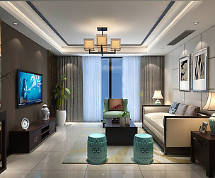 Living Room - Chinese Style -9442