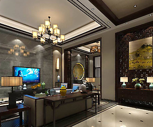 Living Room - Chinese Style -9443