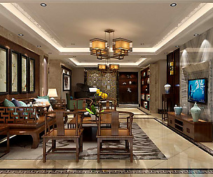 Living Room - Chinese Style -9444