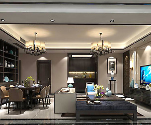 Living Room - Chinese Style - 9445