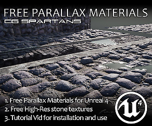 Free UE4 Parallax Occlusion Shaders / Textures