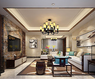 Living Room - Chinese Style -9457