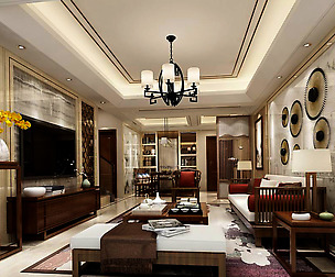 Living Room - Chinese Style -9458
