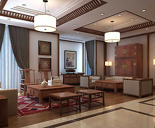 Living Room - Chinese Style - 9465