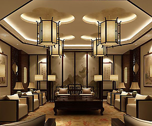 Living Room - Chinese Style - 9466