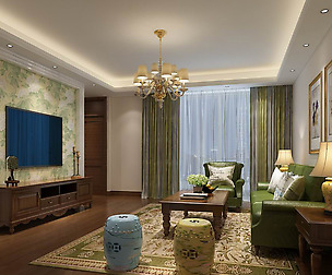 Living Room - American Style -9407