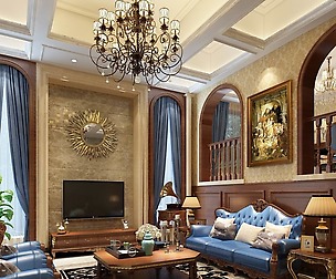 Living Room - American Style -9409